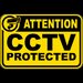 Attention CCTV Protected Sign